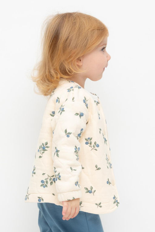 КР 302734/айвори,голубика к561 жакет (бомбер) д/дев яс