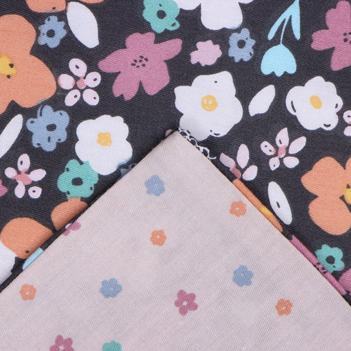 Постельное бельё LoveLife евро Цветочное поле, 200х217см, 225х240см,50х70см-2шт, 100%хлопок, сатин125г/м  фото 4