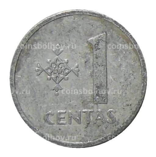 1 цент 1991 года Литва