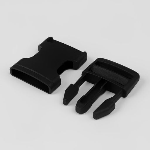 Цена за 5 шт. Фастекс 25 мм, нагрузка до 15 кг, 10 шт., чёрный