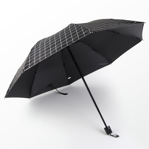 Зонт механический «Крупная клетка», эпонж, 4 сложения, 8 спиц, R=47/55 см, d=94 см, МИКС