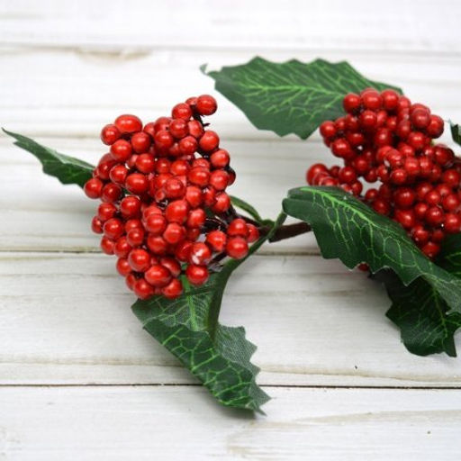 Ветка искусственная 30 см Калина / N127-190 /уп 10/680519 - Галеонтрейд фото 3