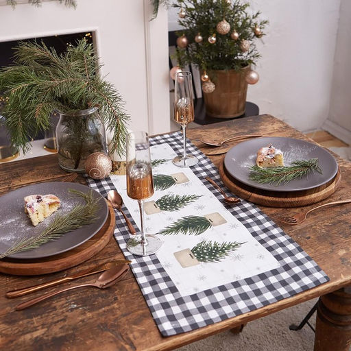 Дорожка на стол «Этель» Happy New Year 30×70 см, 100% хлопок, саржа 190 г/м²