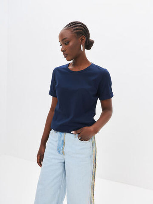 Футболка базовая без принта - Fashion.love.story фото 2