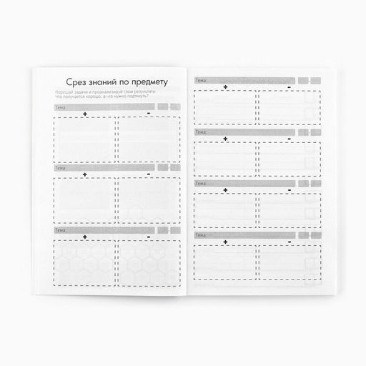 Планер для подготовки к экзаменам, А5 60 л. Мягкая обложка Красный - Artfox фото 8