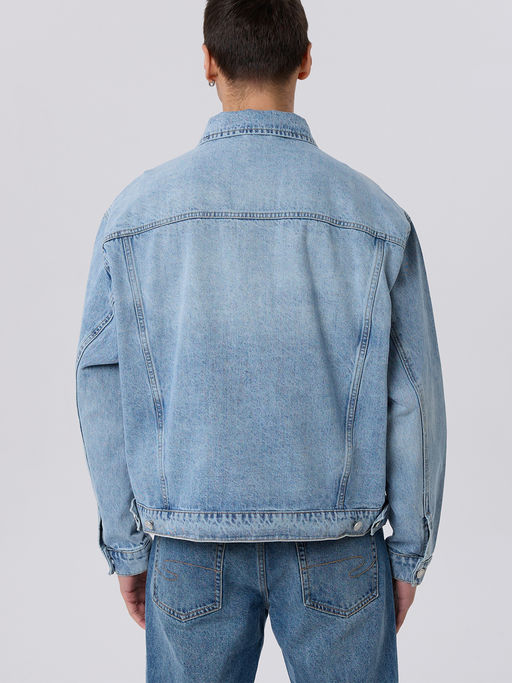 Мужская куртка джинсовая свободного кроя КЭЛВИН (CALVIN) / Lee Cooper  фото 2