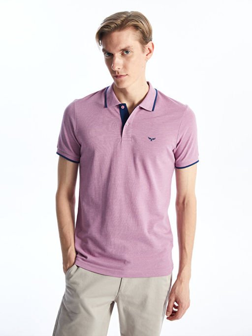 Polo Yaka K?sa Kollu Pike Erkek Ti??rt