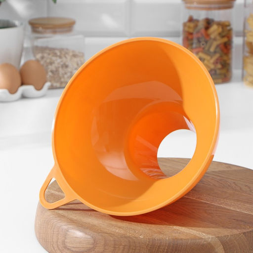 Воронка для банок, d=19 см, широкая, цвет МИКС