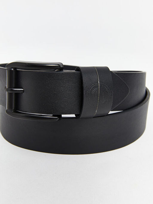 Deri G?r?n?ml? Erkek Kemer