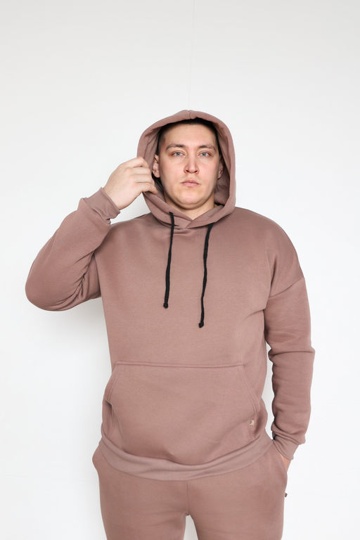 Утепленная толстовка джемпер Футер 3-х нитка начес - Solo mio фото 3