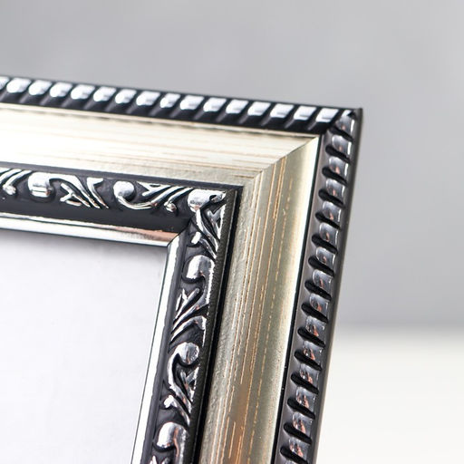 Фоторамка для фото 10×15 см Keep memories, Genevieve, пластик, серебро