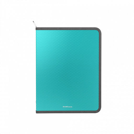 Цена за 4 шт. Папка для тетрадей на молнии пластиковая ErichKrause Diamond Vivid, A4+, ассорти (в пакете по 4 шт.)  фото 6