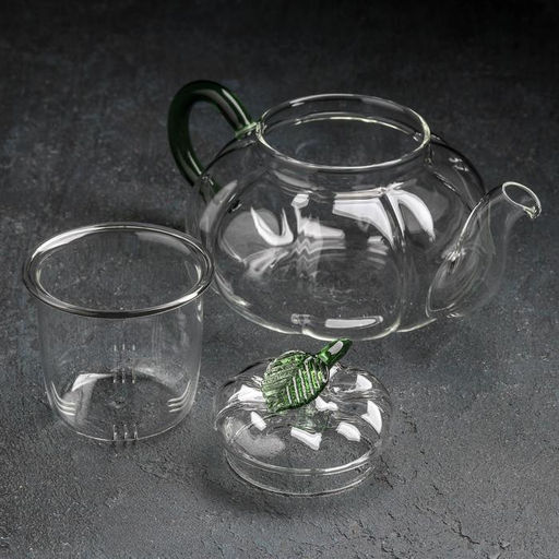 Чайник заварочный со стеклянным ситом Грин, 700 мл - Magistro фото 3