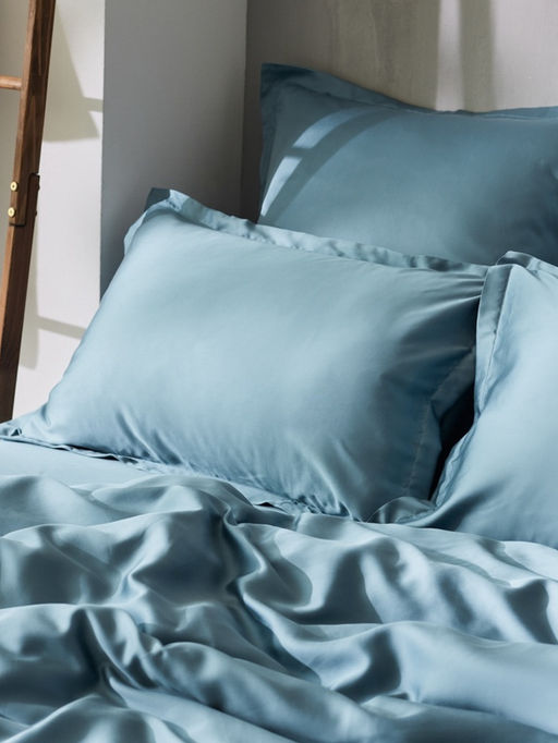 Пододеяльник 1.5-спальный SL Home Tencel, 180×220 см, тенсель, серо-голубой