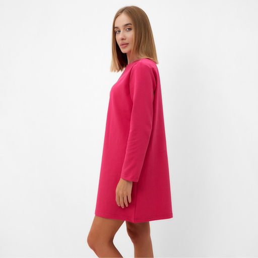 Платье женское короткое MINAKU: Casual Collections, розовое, размер 46