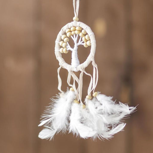 Ловец снов «Бежевое дерево», 0.5×7×25 см