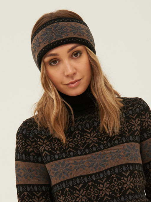 Повязка на голову а1284 черный