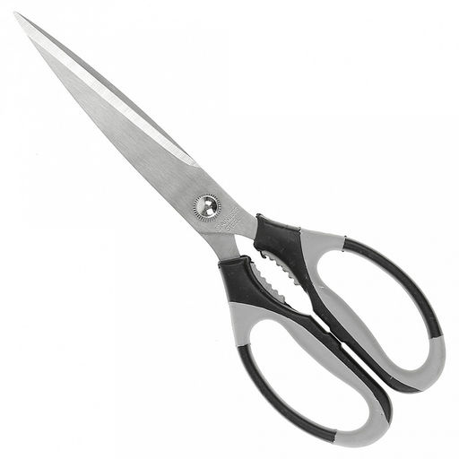 Ножницы кухонные Богатырь 25см, с орехоколом, пластмассовая ручка, цвета микс, в блистере (Китай) - Домашняя мода фото 3