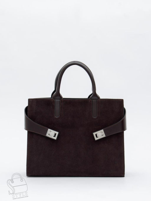 Сумка женская кожаная 11188VGF coffee Vitelli Grassi