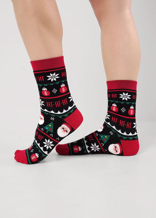 (CLE) Д2551П носки жен. НГ плюш (ЧЗ)