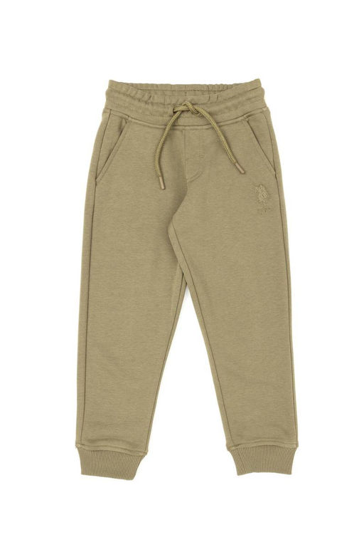 Детские спортивные штаны цвета хаки - U.s. polo assn фото 2