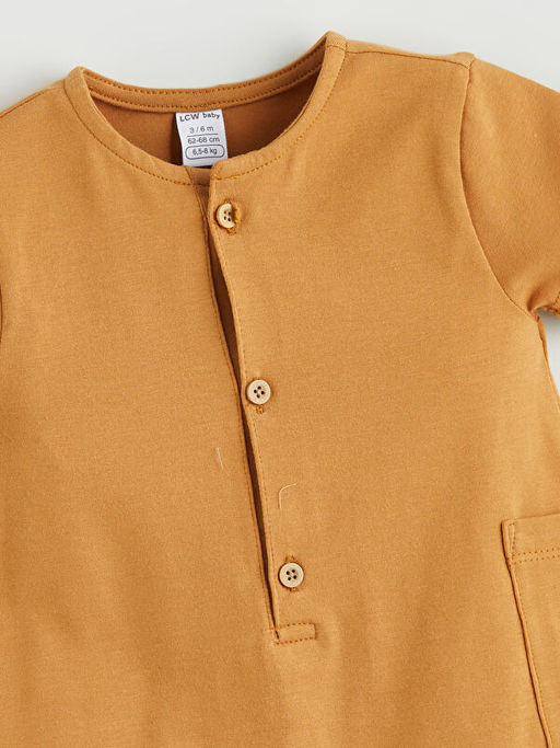 Bisiklet Yaka Basic Erkek Bebek Tulum