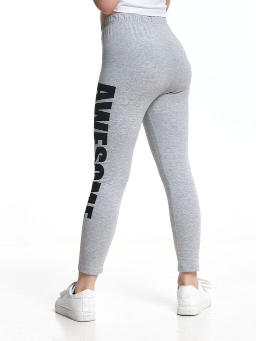 Лосины спортивные черные с принтом UD 6603 черный - Mini maxi фото 5