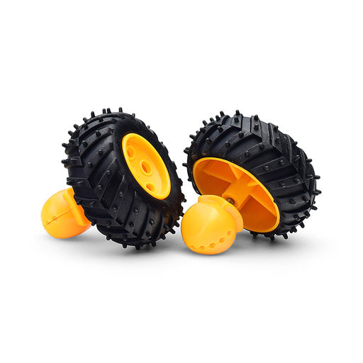 Конструктор "Машина с пушкой" (62 дет.) в коробке