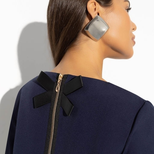 Платье с креативной застёжкой Сделай комплимент (night) - Charutti фото 3