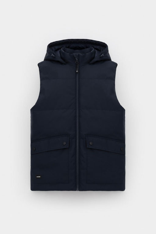 Жилет Crockid ВК 35011/15 ГР для мальчика утеплитель 120 г/м² с капюшоном