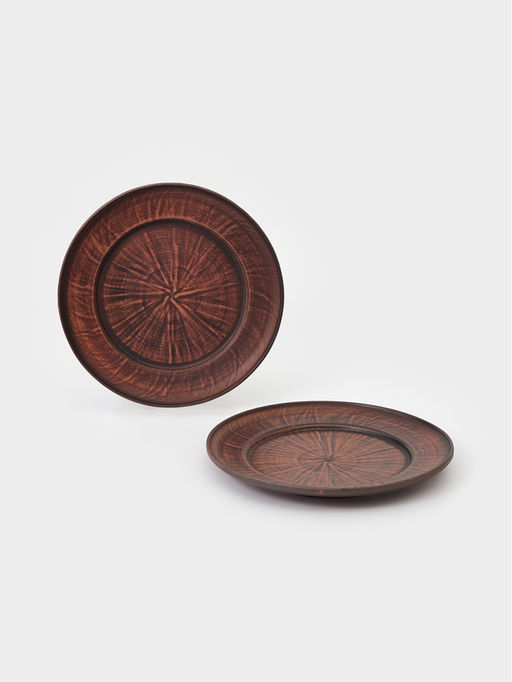 Набор 2 шт Тарелка «Гладкий», 2,5х25х25 см