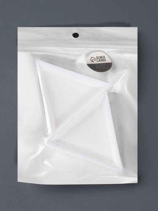 Цена за 10 шт. Палитра органайзер для мелочей, 7×7 см, белая