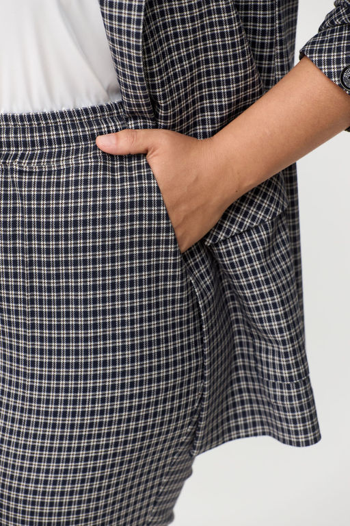 Костюм Bonna Image 837 синий клетка  фото 7