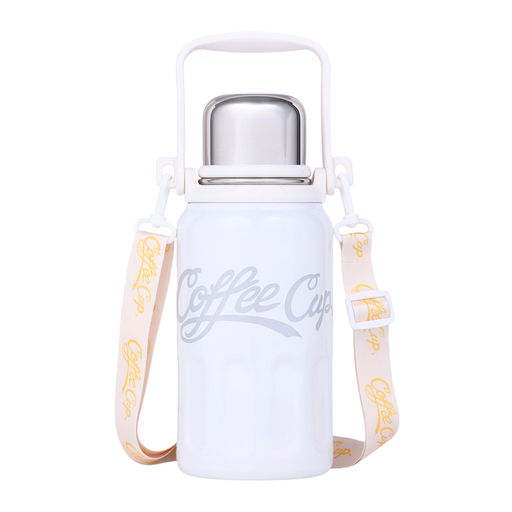 Термос для чая и кофе "Coffee cup", 1 л, сохраняет тепло 10 ч, белый