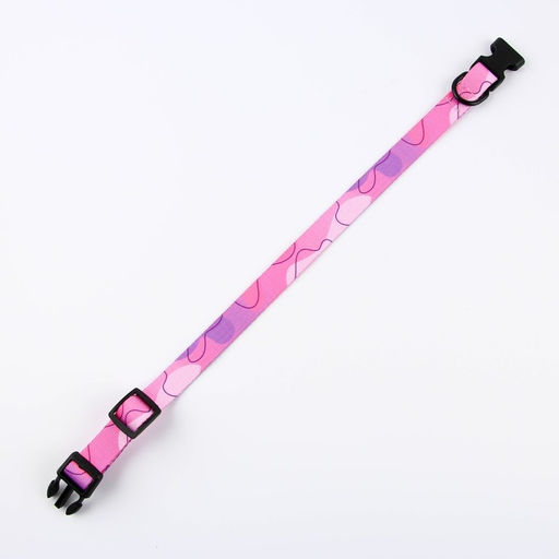 Набор Нежность, застёжка - фастекс, поводок 2 м и ошейник 28-46 см - Пушистое счастье фото 8