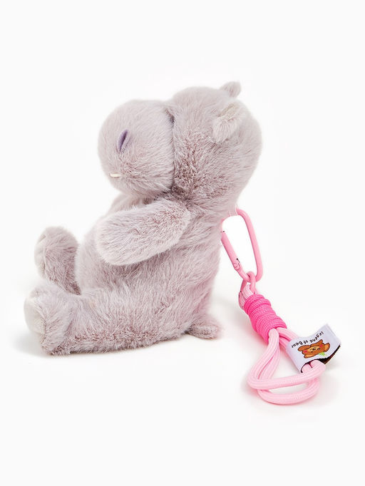 Мягкая игрушка «Бегемот», на подвесе, 16 см