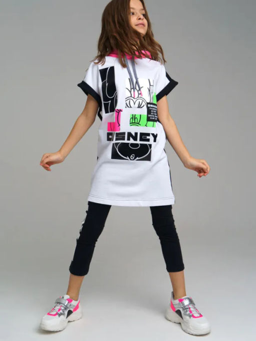 PlayToday / Платье трикотажное для девочек  фото 2