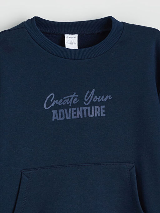 Erkek ?ocuk Kal?n Sweatshirt ve E?ofman Alt?