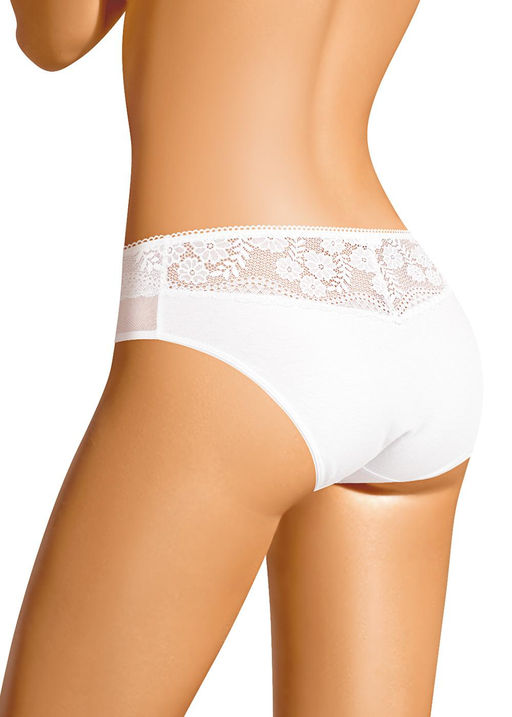 C1086 Трусы жен. (Кружево хл) белый - Clever wear фото 4