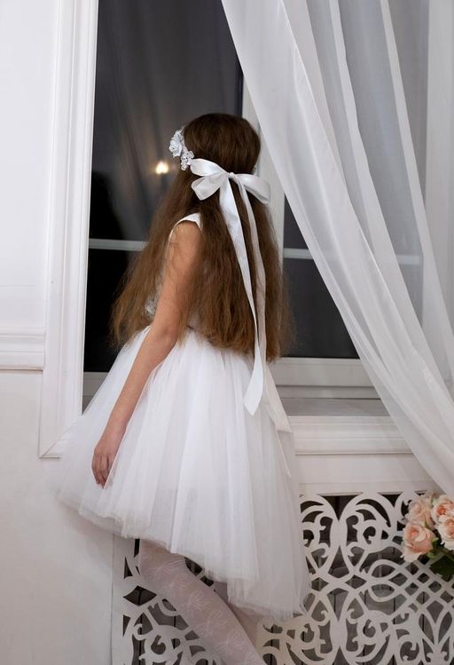 А21-1 платье для девочки Прима диз.серебро - Etoelf фото 3