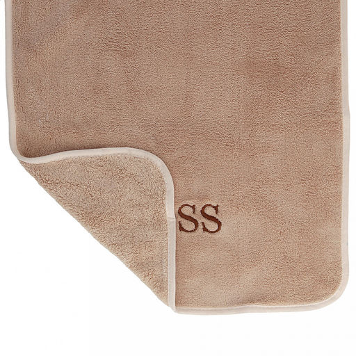 Килт махровый "Хозяин" 75х175см, хлопок 100%, на резинке с липучкой, на кнопке, с карманом, вышивка "Boss"; с полотенцем 75х36см, бежевый (Китай)