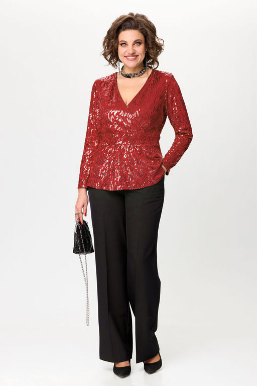 Костюм LADY SECRET 2976 рубиновый/черный