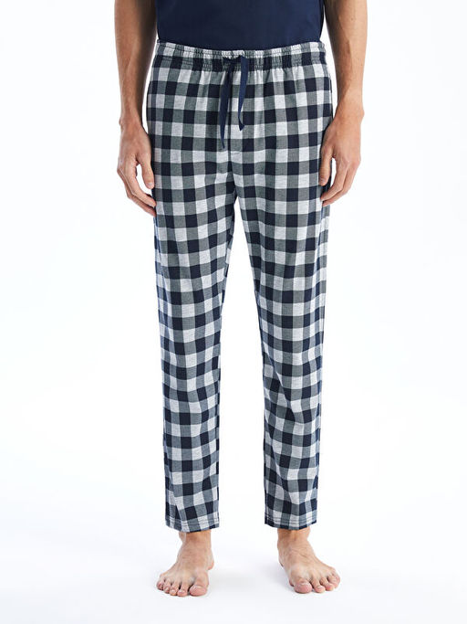 Standart Kal?p Ekose Erkek Pijama Alt