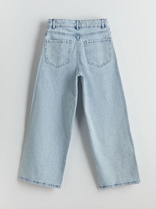 Wideleg K?z ?ocuk Jean Pantolon