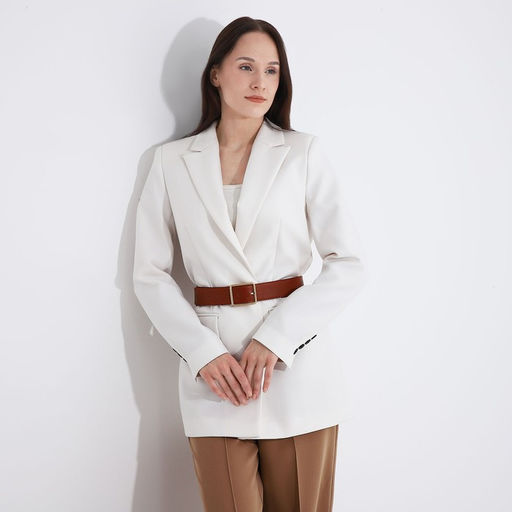 Ремень женский, ширина 4 см, пряжка металл, цвет рыжий - Simaland фото 3