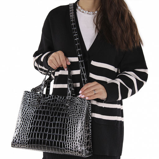 Сумка 593372-1 black Velina Fabbiana-Safenta