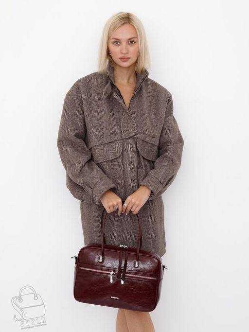 Сумка женская  51166SL wine red Velina Fabbaino-Safenta в Новосибирске