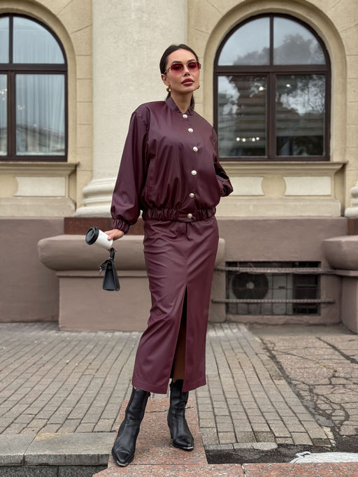 Юбка AURA 5076-176-Р бургунди