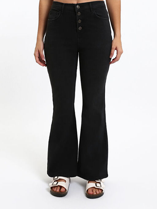 Flare Kad?n Jean Pantolon