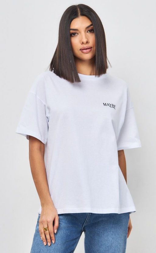 Футболка P412-067-818 white - Fine joyce фото 3